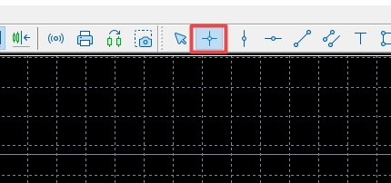 XM MT5上十字光标怎么使用?
