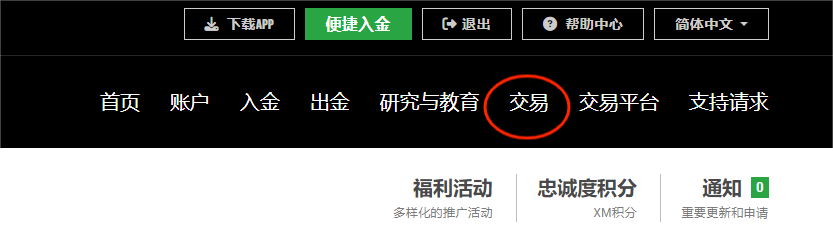 XM出入金官网：账户点差怎么查看？