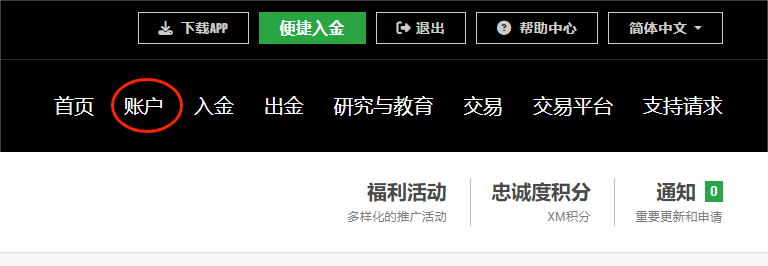 XM出入金官网：账户服务器怎么查看？