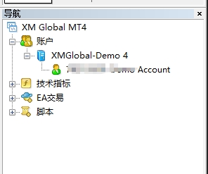 XM MT4上导航栏目消失了怎么办?