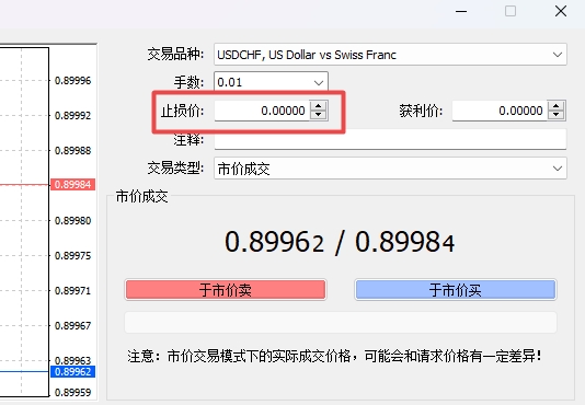 XM MT4上交易订单怎么设置止损?