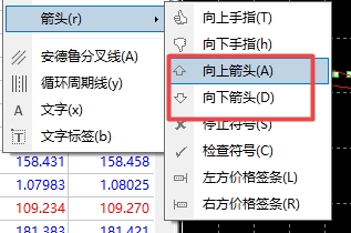XM MT4上向上箭头图标怎么插入? XM MT4上向上箭头图标怎么插入?