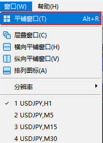FXTM富拓MT5上怎么同时查看同一品种多时间周期图表？