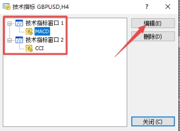XM MT4上怎么修改指标参数?