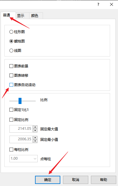 FXTM富拓MT5上停止图表报价自动更新功能？
