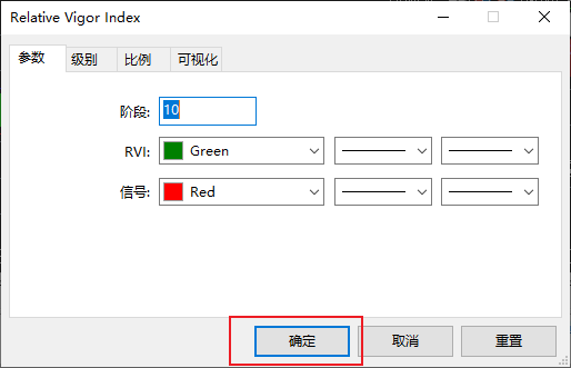 FXTM富拓MT5上相对活力指数（Relative Vigor Index）怎么添加？