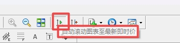 XM MT4上图表走势怎么设置为自动滚动?
