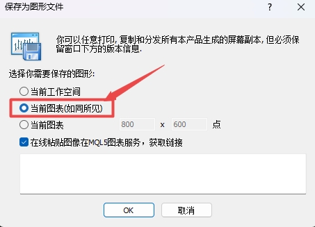 XM MT4上图表怎么保存为图片?