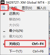 XM MT4上关闭图表有哪几种方法? XM MT4上关闭图表有哪几种方法?
