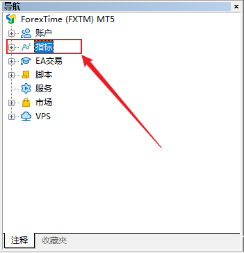 怎么在FXTM富拓MT5上添加标准差指标？