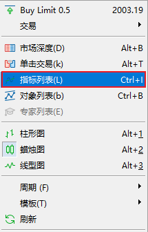 FXTM富拓MT5上标准差指标线条颜色怎么修改？