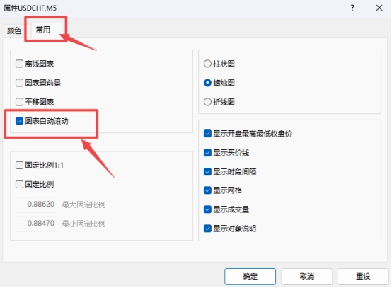 XM MT4上自动滚动设置方式有几种? XM MT4上自动滚动设置方式有几种?
