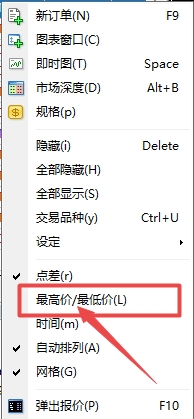 XM MT4上货币最高低价怎么显示出来? XM MT4上货币最高低价怎么显示出来?