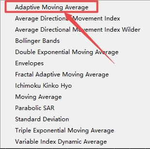 XM MT5上AMA指标怎么插入?