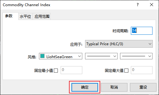 XM MT4图表上怎么添加顺势指标（Commodity Channel Index）？