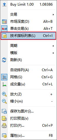 怎么删除XM MT4图表上的德马克指标（DeMarker）？