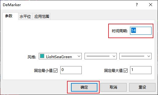 怎么删除XM MT4图表上的德马克指标（DeMarker）？