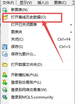 XM MT4上怎么查看历史图表数据?