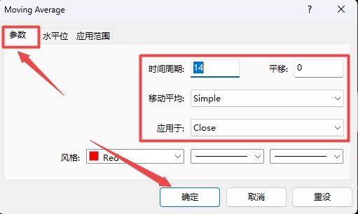 XM MT4上MA技术指标怎么插入? XM MT4上MA技术指标怎么插入?