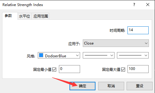 XM MT4图表上怎么添加RSI指标