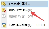 XM外汇MT4上Fractals指标怎么删除?