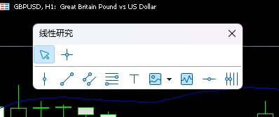 XM MT5上画线弹窗怎么调到图表上?