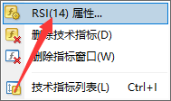 XM MT4上如何修改RSI指标的颜色