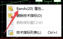 XM MT4上插入布林指标时间周期怎么修改?