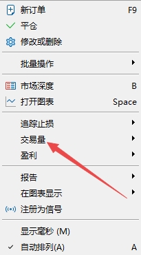 XM MT5上订单交易量方式怎么切换?