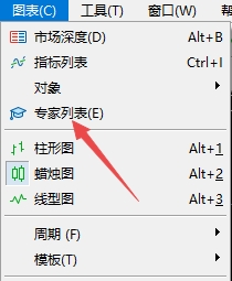XM MT5上如何查看插入了哪些专家?