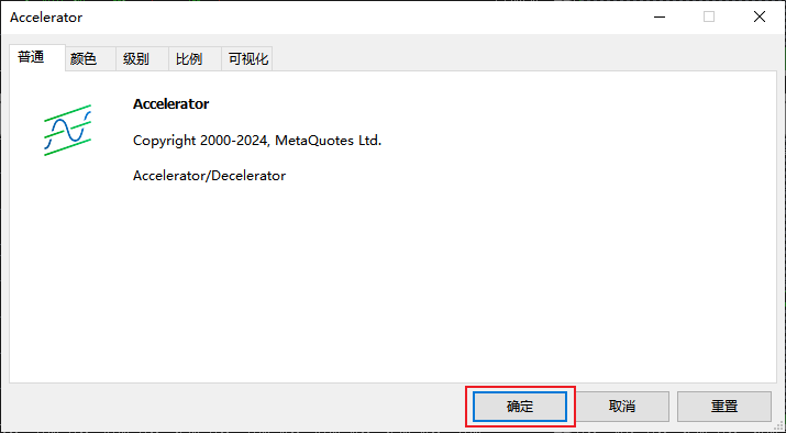 FXTM富拓MT5图表上如何添加震荡加速指标（Accelerator Oscillator）？