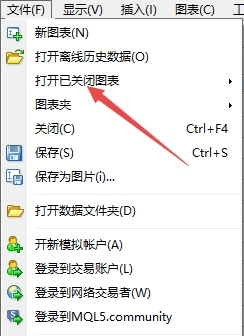 XM MT4上怎么查看已关闭图表有哪些? XM MT4上怎么查看已关闭图表有哪些?