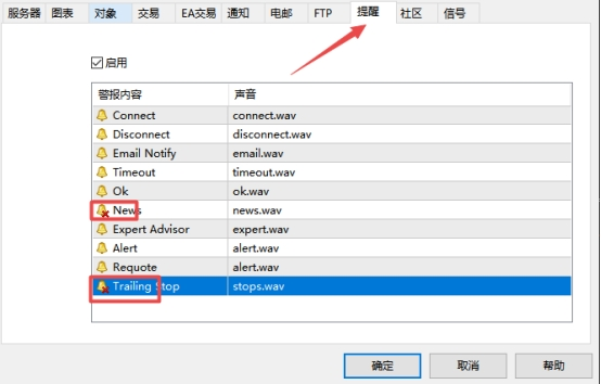 富拓外汇：MT5上交易提示音在哪打开?