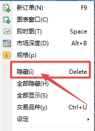 XM MT4上如何隐藏无用货币?