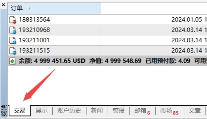 富拓外汇平台：MT4上找不到交易订单怎么办?