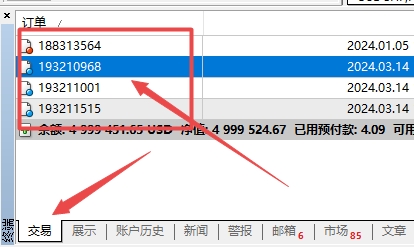 XM MT4上交易订单注释怎么显示出来?