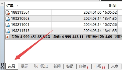 XM MT4上交易订单怎么平仓?