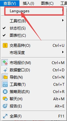 XM MT5上显示语言怎么设置?