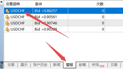 XM MT4上插入警报维持时间怎么修改?